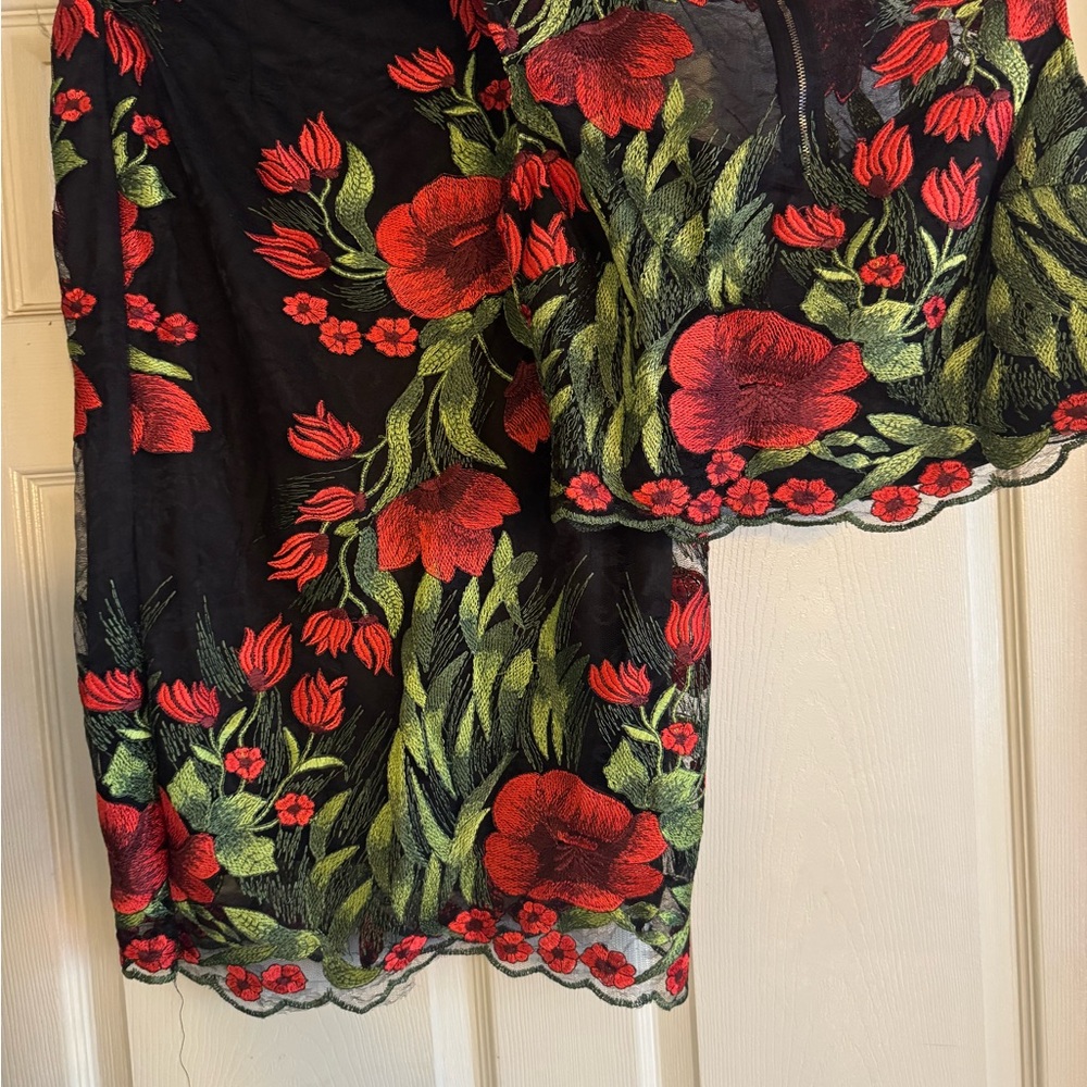 Mystic Los Angeles Black Dress Two Piece Set - Medium
